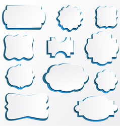 Ornate Paper Frames vector image