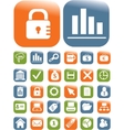Business buttons vector image