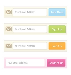Newsletter Sign Up vector image