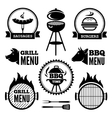 Grill and BBQ1 vector image