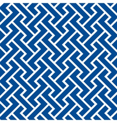 Pattern seamless chevron blue vector image