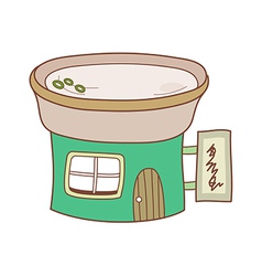 The store vector image