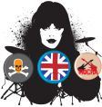 British rocker vector image