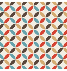 Pattern circle vintage vector image