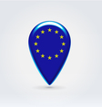 Geo location national point label vector image