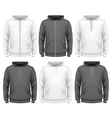 Men hoodie vector image