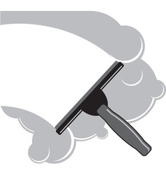 Window cleaning vector image