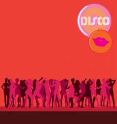 Disco dance vector image