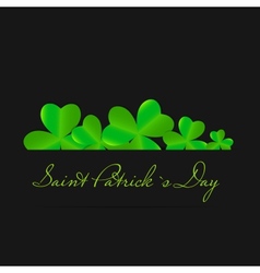 Saint Patricks day background vector image