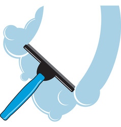 Window cleaning vector image
