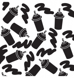 Spray cans vector image