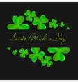 Saint Patricks day background vector image