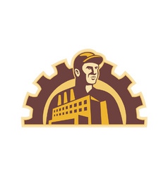Factory Worker vector image