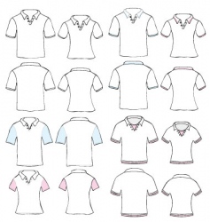 T-shirt template vector image