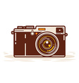 Classic Analog Camera vector image