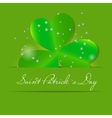 Saint Patricks day background vector image