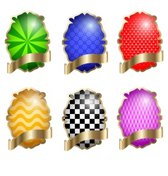 Set of multi-colored labels EPS10 Set of multi-colored labels EPS10 vector image