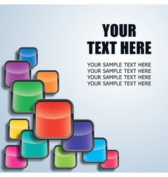 Cover or title page design background vector image