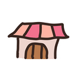 Icon house vector image