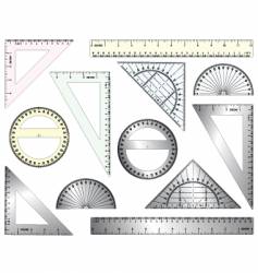Rulers vector image