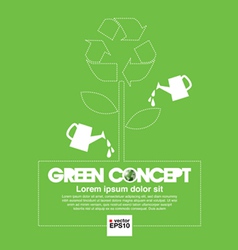 Ecology concept background vector image