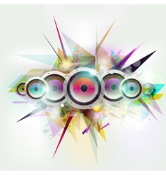 Speakers design vector image