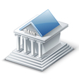 Bank building vector image