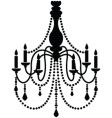 chandelier vector image