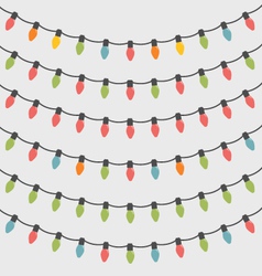 Christmas Lights vector image