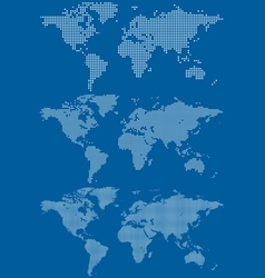 World maps vector image