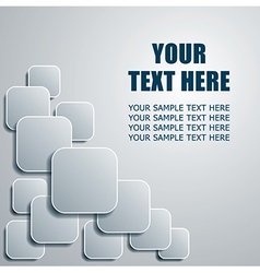 Cover or title page design background vector image
