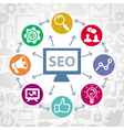 Social media concept vector image