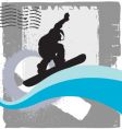 Snowboarder vector image
