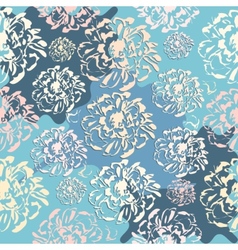 Cute abstract floral seamless pattern vector image