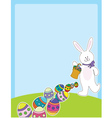 Easter egg hunt vector image