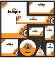 Letterhead template design vector image