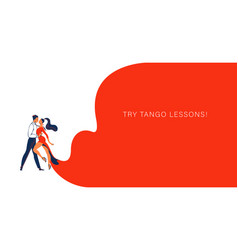Tango dancing Royalty Free Vector Image - VectorStock