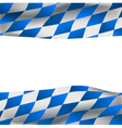 Background with Bavarian flag vector image