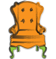 Armchair vector image