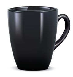 Cup coffee vector image