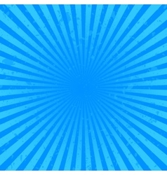 Blue starburst background vector image