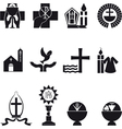 Christian religious icons vector image
