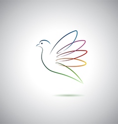 Dove logo Dove logo vector image