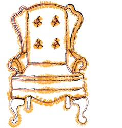 Armchair vector image