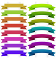 Ribbons collection vector image