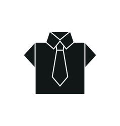 Shirt icon on white background Shirt icon on white background vector image