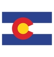 Colorado flag vector image