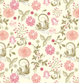 Floral background vector image