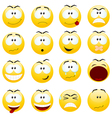 Smiley faces vector image