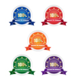 Satisfaction guarantee badges vector image